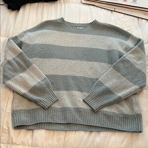 Hollister Striped Blue Sweater